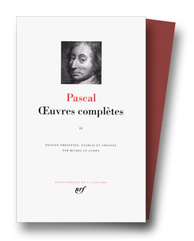 Pascal: Oeuvres completes, tome 2 (French Edition) (Bibliotheque de la Pleiade) (9782070114078) by Blaise Pascal