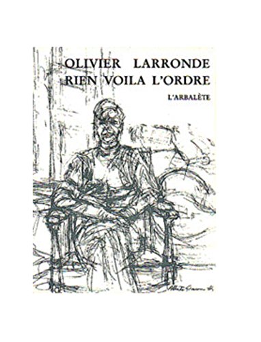 Stock image for RIEN VOILA L'ORDRE (SIRENE) for sale by LiLi - La Libert des Livres