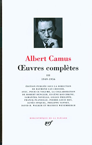 9782070117048: Œuvres compltes (Tome 3-1949-1956)