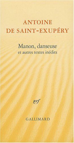 9782070119295: Manon, danseuse et autres textes inédits