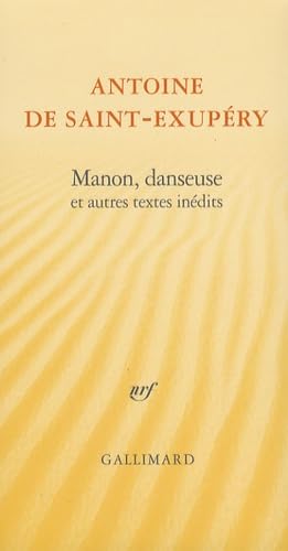9782070119295: Manon, danseuse et autres textes indits: Coffret en 4 volumes