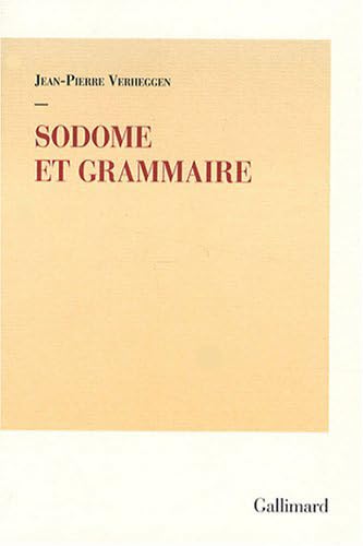 Beispielbild fr Sodome et Grammaire zum Verkauf von Ammareal