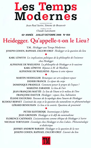 Beispielbild fr Les Temps Modernes (Revue Les Temps Modernes) (French Edition) zum Verkauf von Sequitur Books