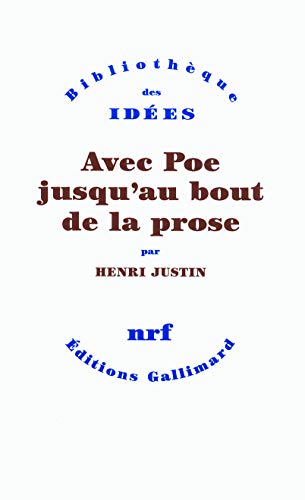 Stock image for Avec Poe Jusqu'au Bout De La Prose for sale by RECYCLIVRE