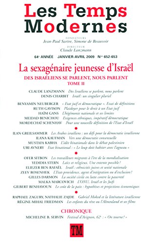 Stock image for LES TEMPS MODERNES - LA SEXAGENAIRE JEUNESSE D'ISRAEL, II for sale by LiLi - La Libert des Livres
