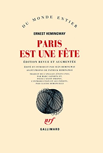 9782070128846: Paris est une fte (French Edition)