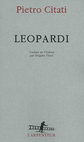 Beispielbild fr Leopardi zum Verkauf von Ammareal