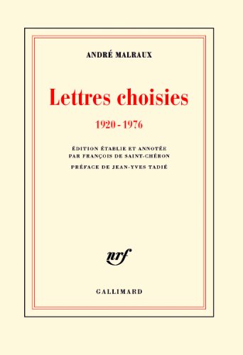 Imagen de archivo de Lettres Choisies : 1920-1976 a la venta por RECYCLIVRE