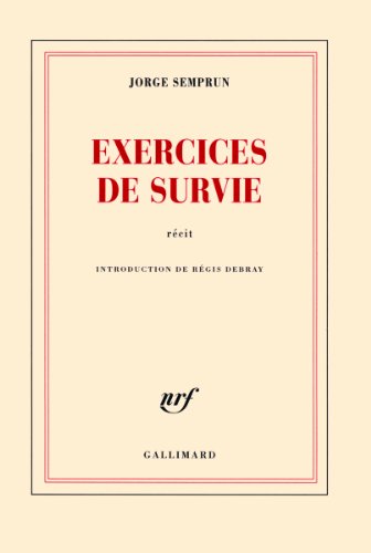Beispielbild fr Exercices de survie [Paperback] Semprún,Jorge zum Verkauf von LIVREAUTRESORSAS