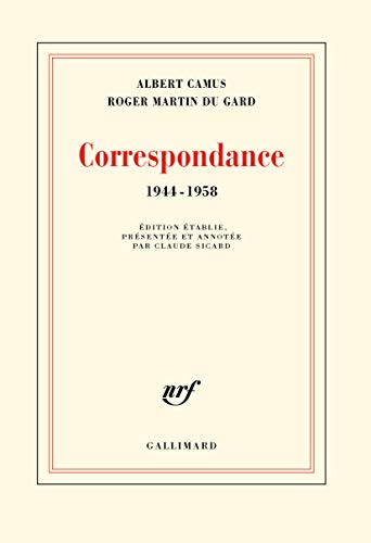 Beispielbild fr Correspondance (1944-1958). zum Verkauf von Librairie Vignes Online