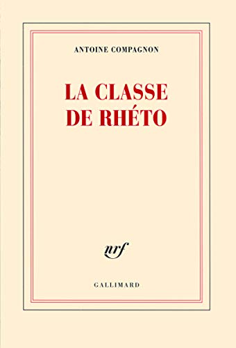 9782070139354: La classe de rhto