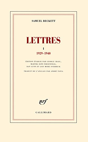 Imagen de archivo de Lettres t.1 - 1929-1940 a la venta por LiLi - La Libert des Livres