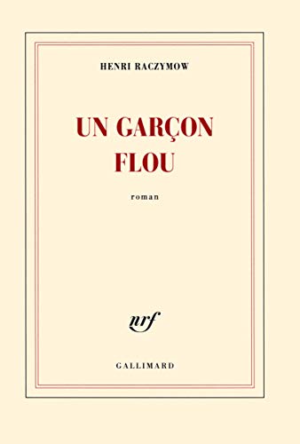 Imagen de archivo de Un garçon flou [Paperback] Raczymow,Henri a la venta por LIVREAUTRESORSAS