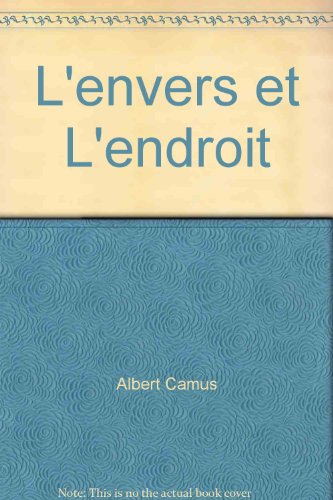 9782070162888: L'Envers Et L'Endroit