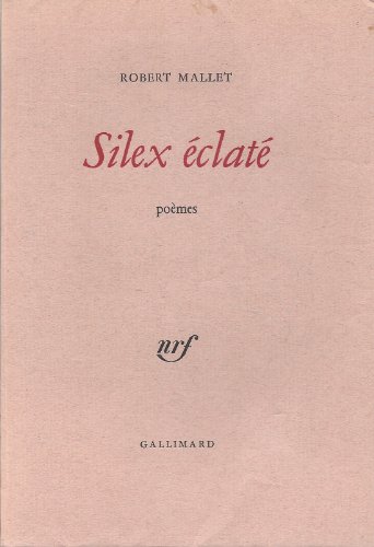 Beispielbild fr Silex clat zum Verkauf von Dunaway Books