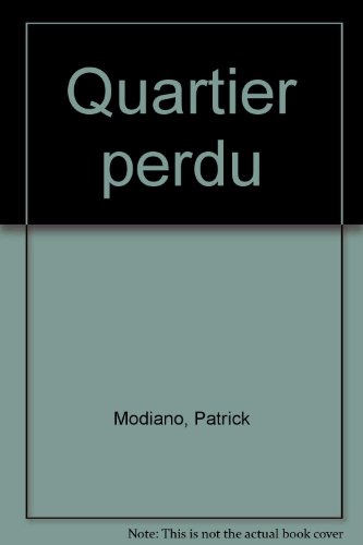 9782070188239: Quartier perdu