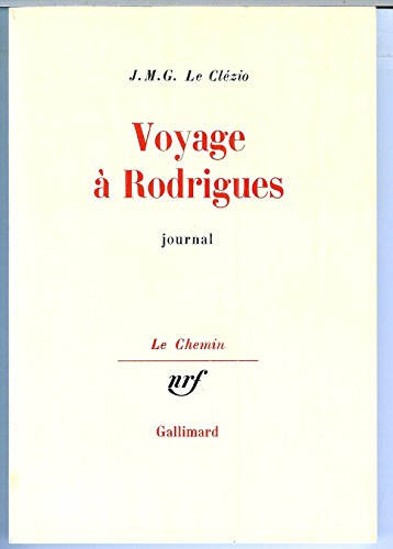 9782070188758: Voyage  Rodrigues: JOURNAL