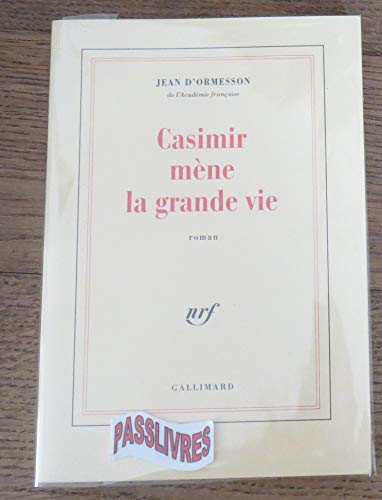 9782070192793: Casimir mne la grande vie