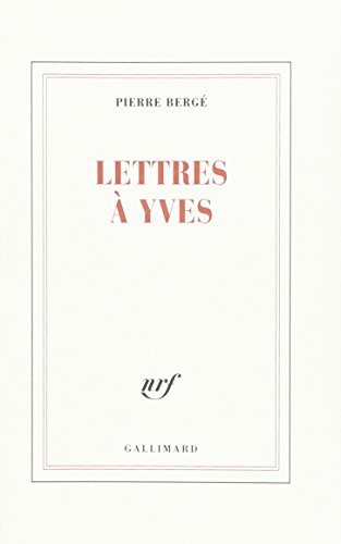 9782070195633: LETTRES A YVES