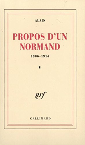 propos d'un normand t.5 ; 1906-1914