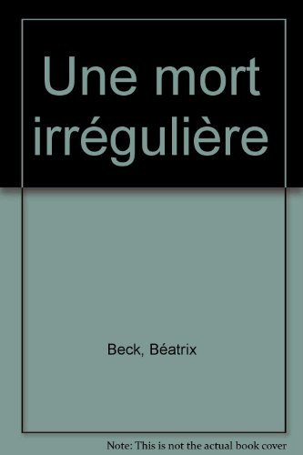 9782070205271: Une mort irrgulire