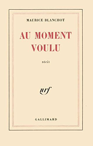 9782070207350: Au moment voulu