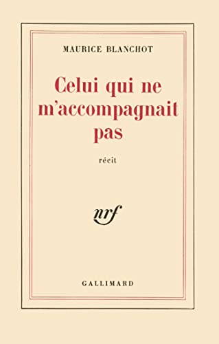 Stock image for CELUI QUI NE M'ACCOMPAGNAIT PAS for sale by LeLivreVert