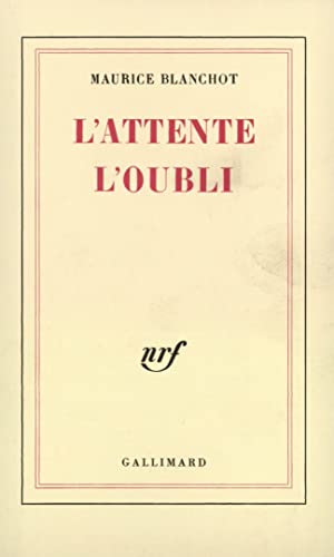 Stock image for L'ATTENTE L'OUBLI for sale by Mli-Mlo et les Editions LCDA