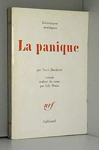 9782070208111: La Panique