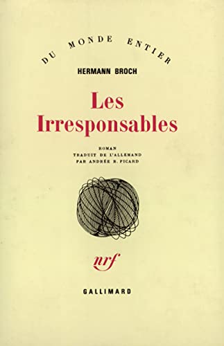 Beispielbild fr Les Irresponsables zum Verkauf von LIVREAUTRESORSAS