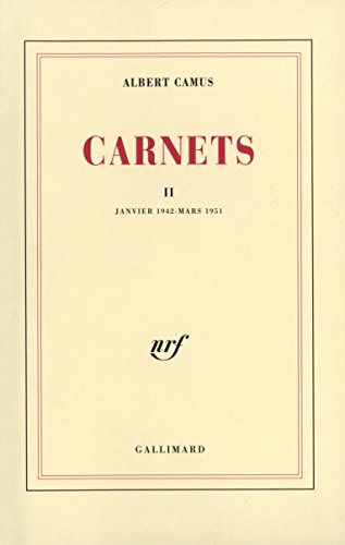 Beispielbild fr Carnets, tome 2 : Janvier 1942 - mars 1951 (French Edition) zum Verkauf von GF Books, Inc.