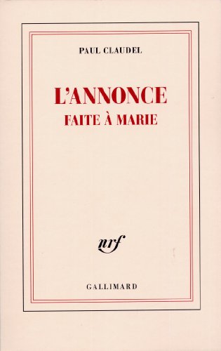Beispielbild fr L'Annonce faite  Marie zum Verkauf von Ammareal