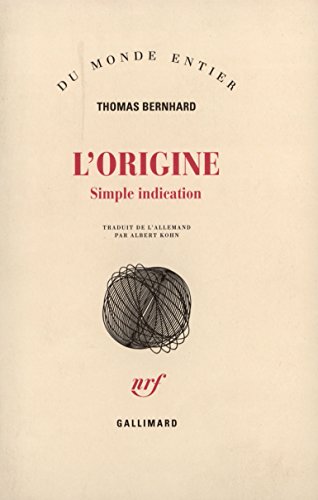 9782070216772: L'Origine