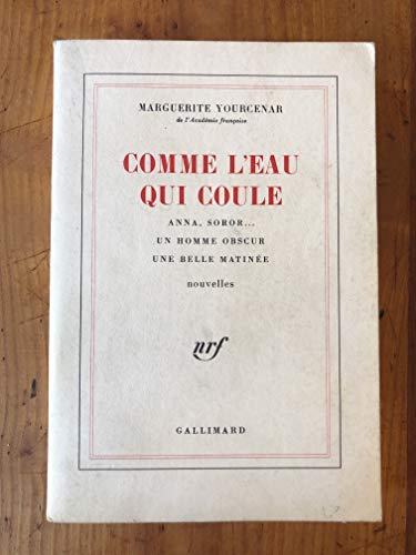 9782070217069: Comme l'eau qui coule