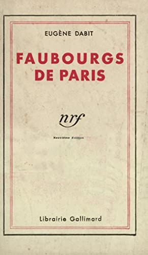 9782070217243: FAUBOURGS DE PARIS