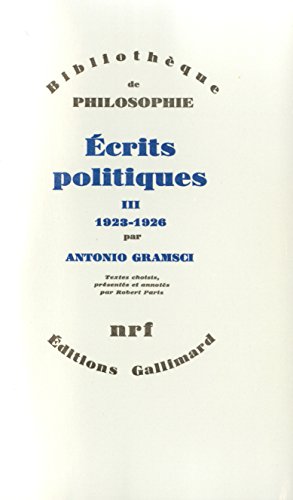 9782070217878: crits politiques (Tome 3-1923-1926)