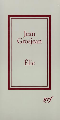 Ã‰lie (9782070219551) by Grosjean, Jean