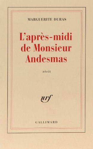 9782070221011: L'Aprs-midi de Monsieur Andesmas