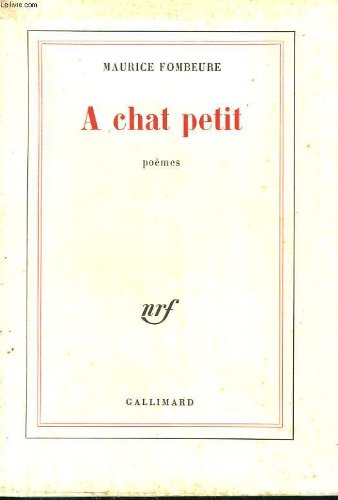 Stock image for A chat petit for sale by Mli-Mlo et les Editions LCDA