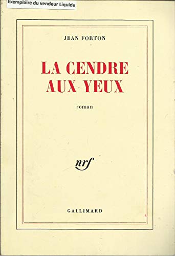 Imagen de archivo de La cendre aux yeux a la venta por medimops