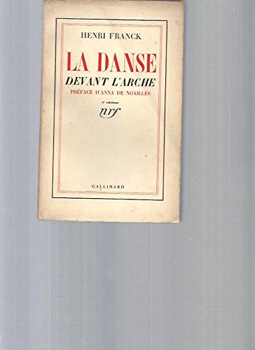 9782070225200: Danse devant l'arche