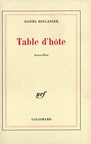 Beispielbild fr Table d'hote zum Verkauf von Librairie Th  la page