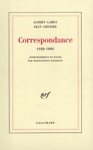 Beispielbild fr Correspondance 1932-1960 zum Verkauf von Au bon livre