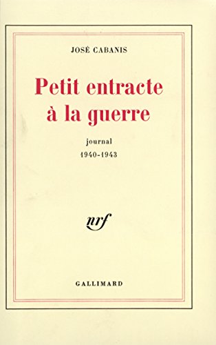 Imagen de archivo de Petit Entracte à la guerre [FRENCH LANGUAGE - Soft Cover ] a la venta por booksXpress