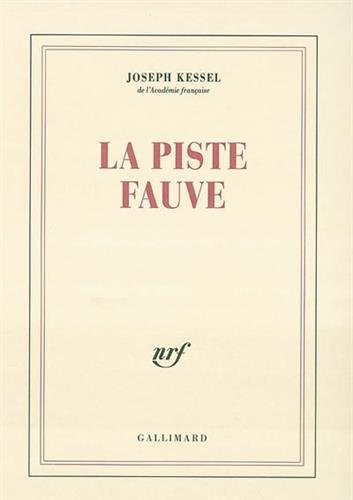 9782070235780: La piste fauve