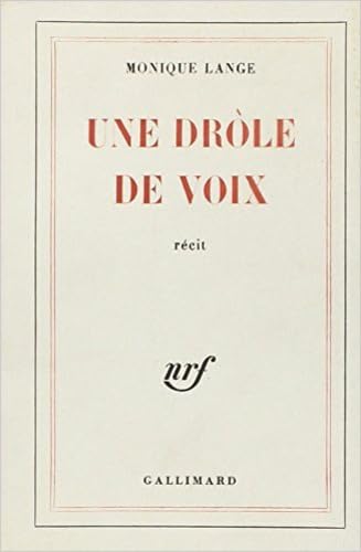 Stock image for Une drle de voix for sale by GF Books, Inc.