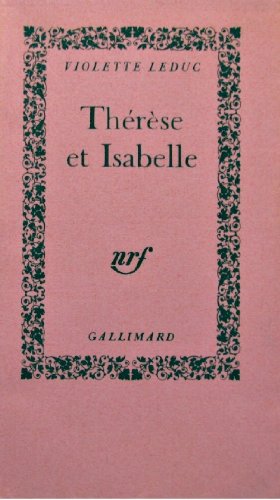 9782070238385: THERESE ET ISABELLE