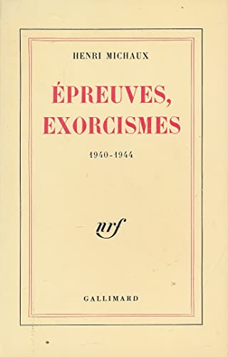 9782070244515: Epreuves, exorcismes, 1940-1944