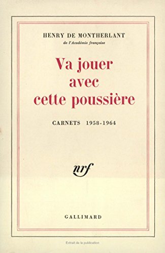 Stock image for Va jouer avec cette poussire for sale by Mli-Mlo et les Editions LCDA