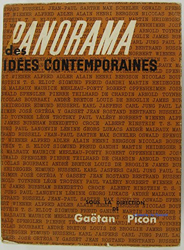 Beispielbild fr Panorama des ides contemporaines zum Verkauf von Ammareal